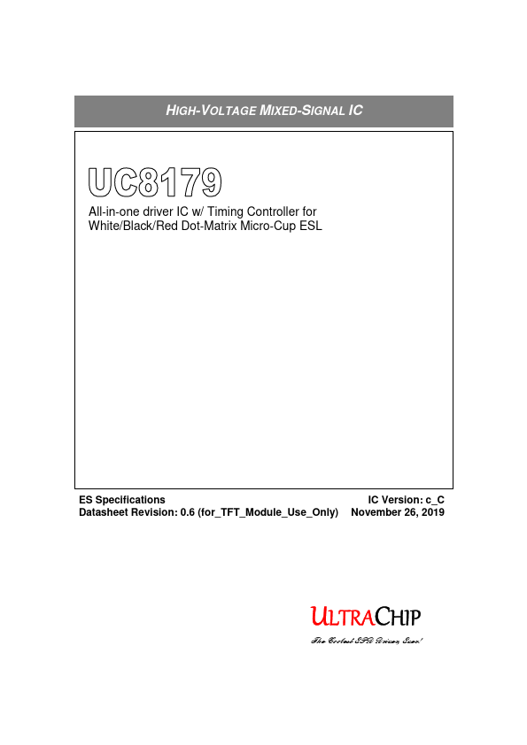 UC8179 Datasheet Preview