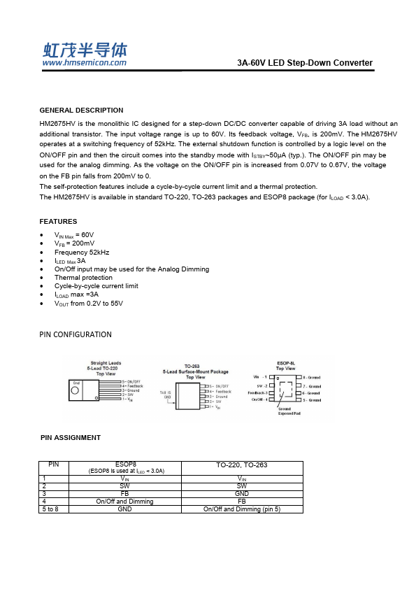 HM2675HV Datasheet Preview