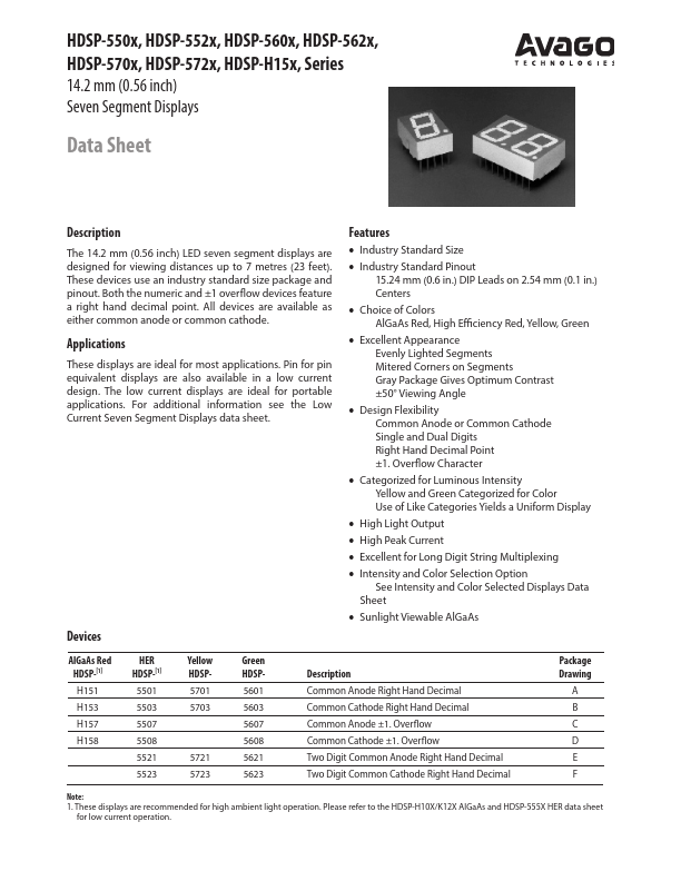 HDSP-5501