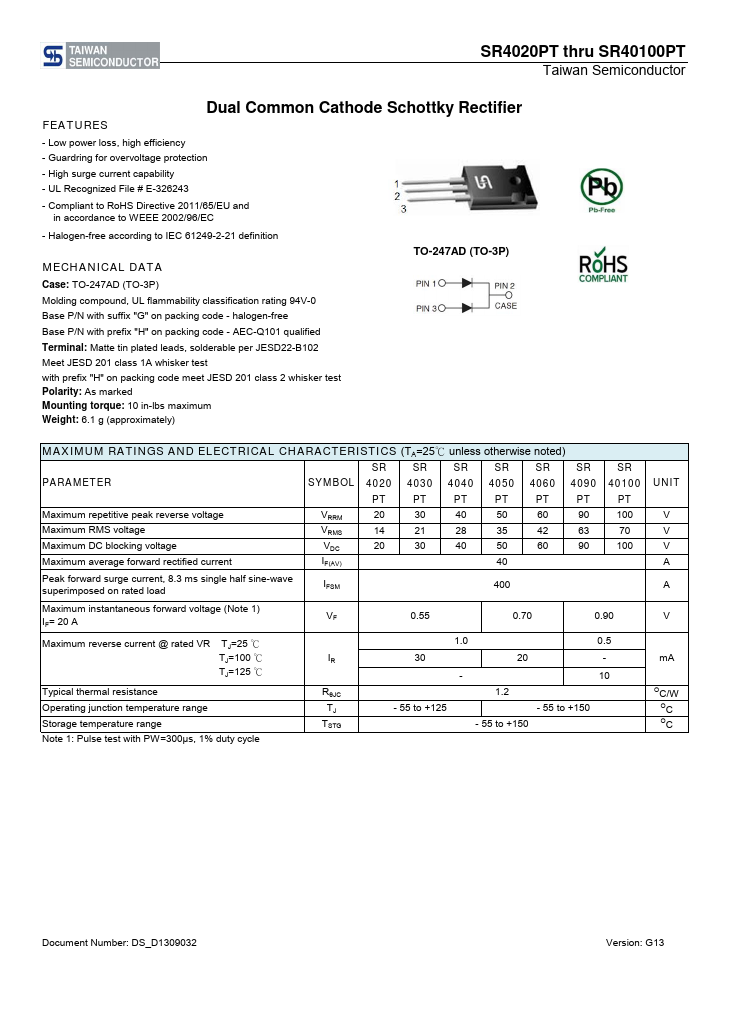 SR40100PT