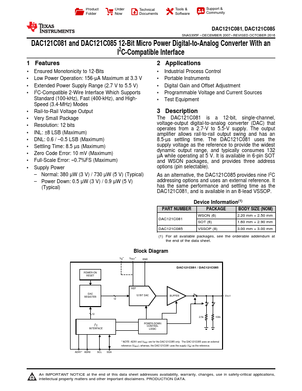 DAC121C085