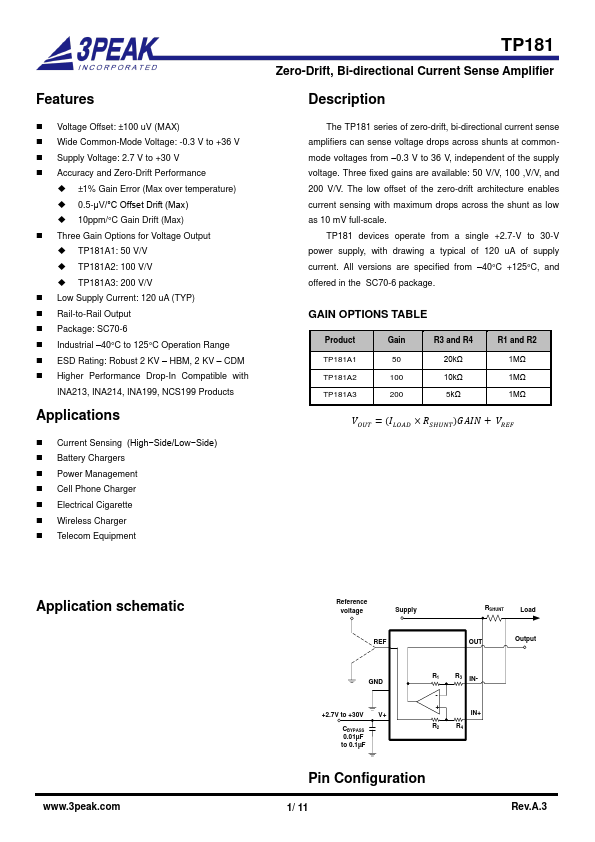 TP181 Datasheet Preview