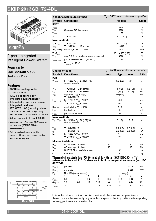 SKIIP2013GB172-4DL