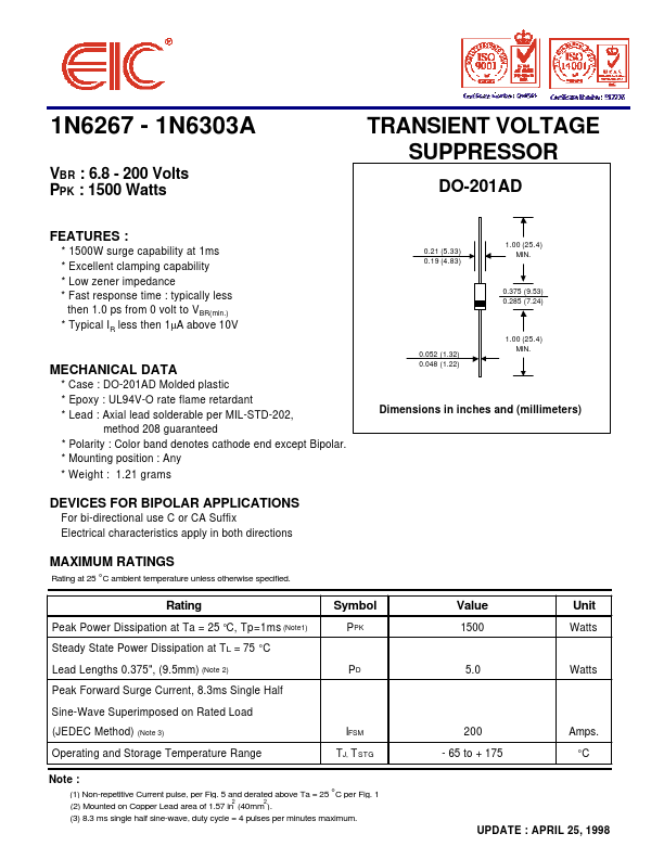 1N6282A