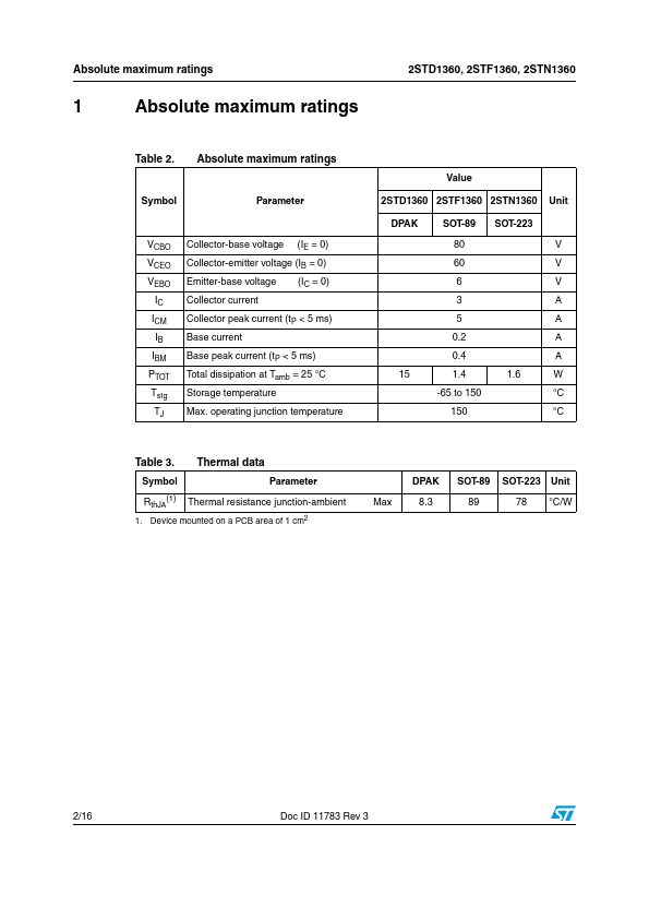 2STD1360T4