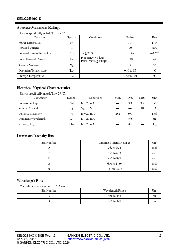 SELG2E10C-S