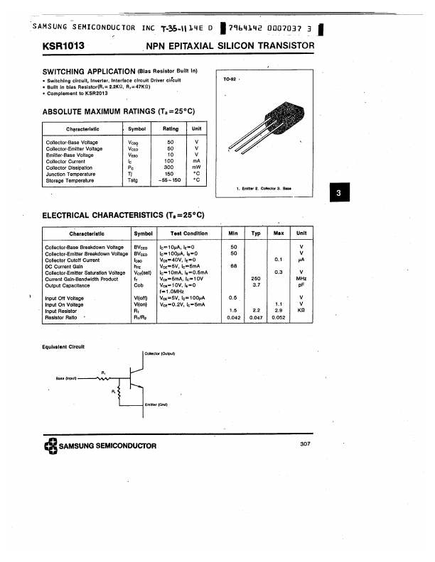 KSR1013