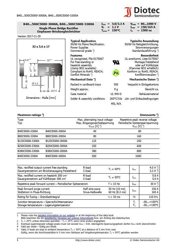 B250C5000-3300A