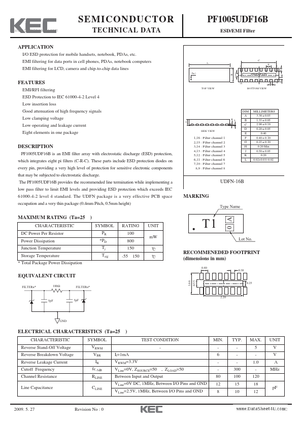 PF1005UDF16B