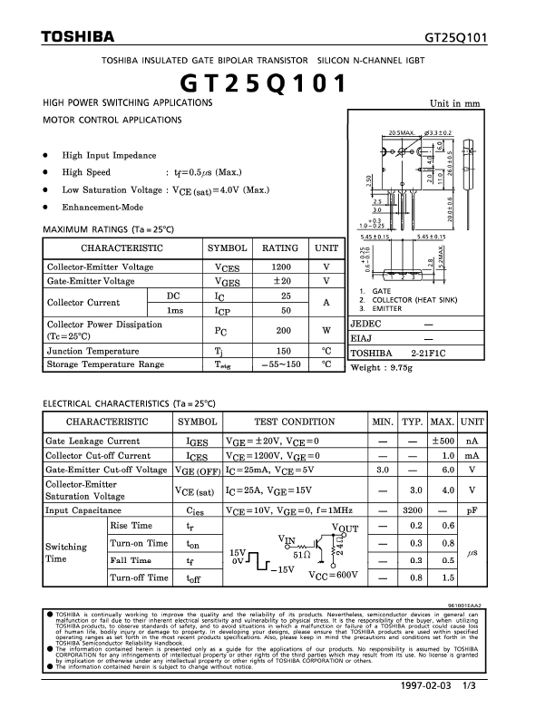 GT25Q101