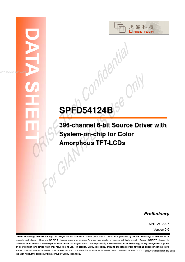 SPFD54124B Datasheet Preview