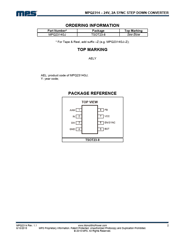 datasheet Preview Page 2
