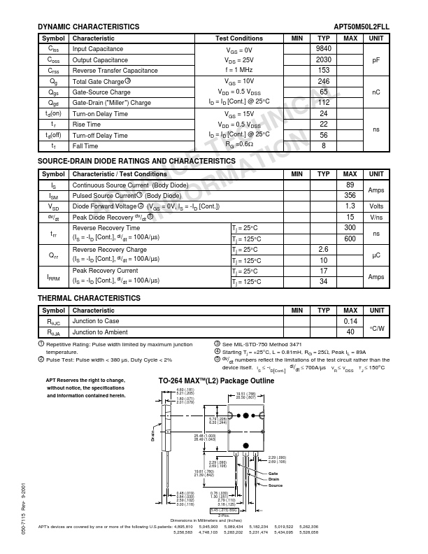 APT50M50L2FLL