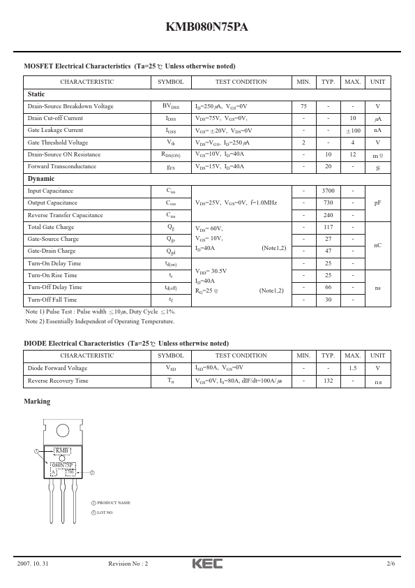 KMB080N75PA