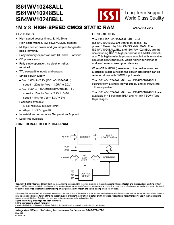 IS61WV10248ALL