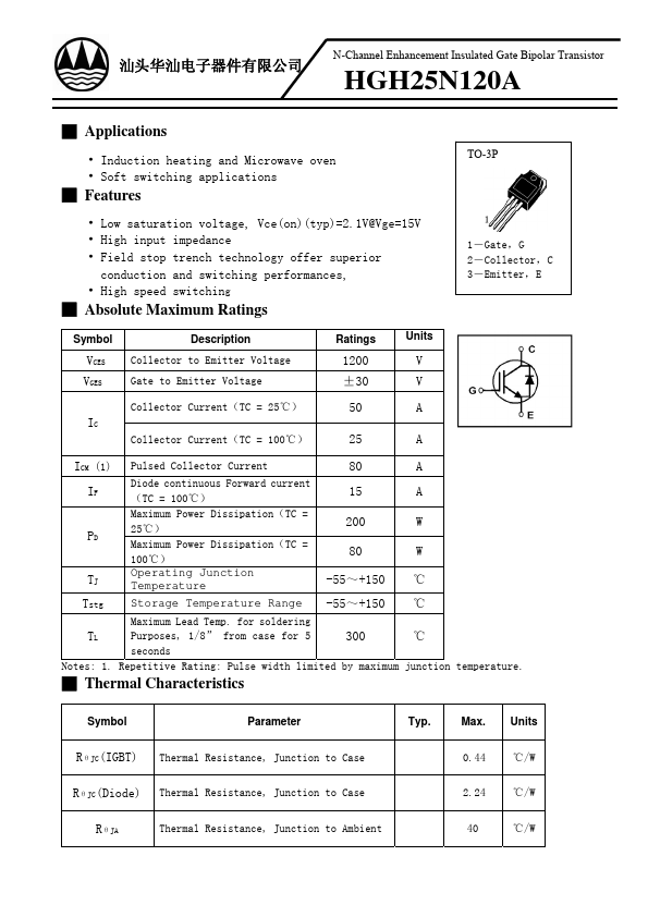 HGH25N120A