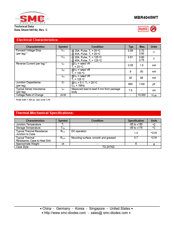 MBR4045WT