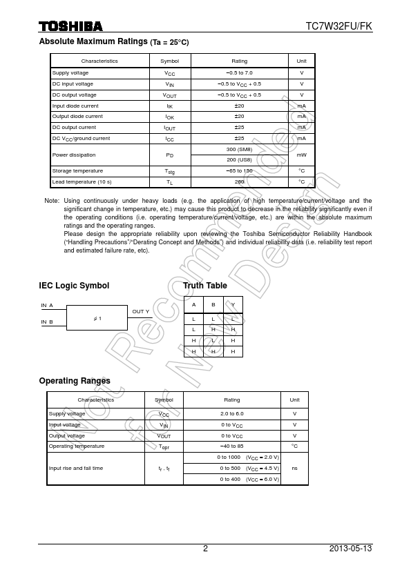 TC7W32FK