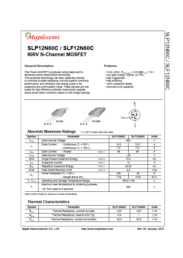 SLF12N60C