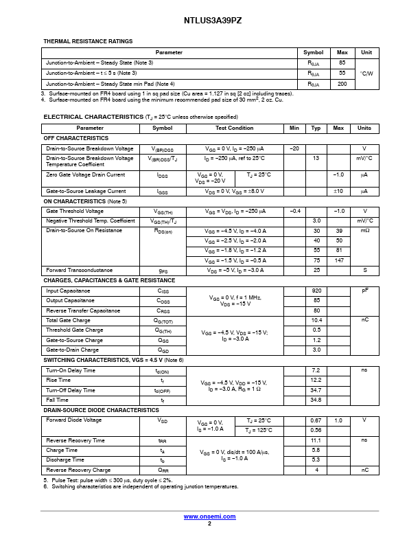 NTLUS3A39PZ