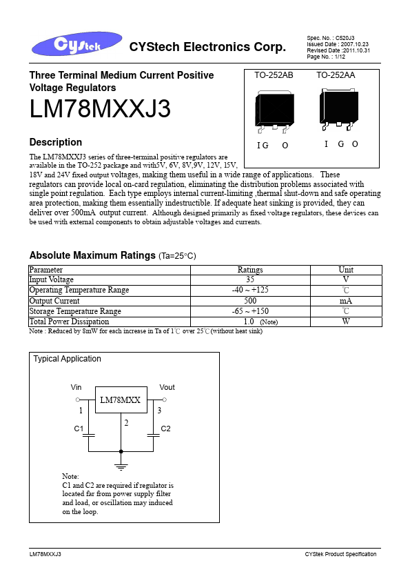 LM78M05J3