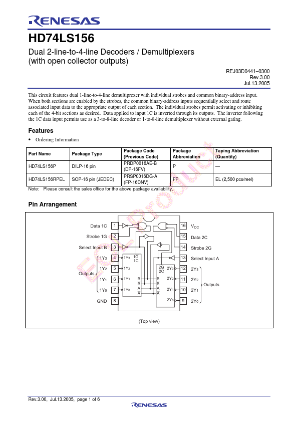 HD74LS156P