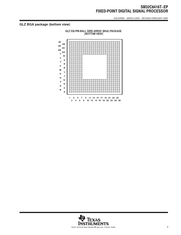 SM32C6416T-EP page 3 preview