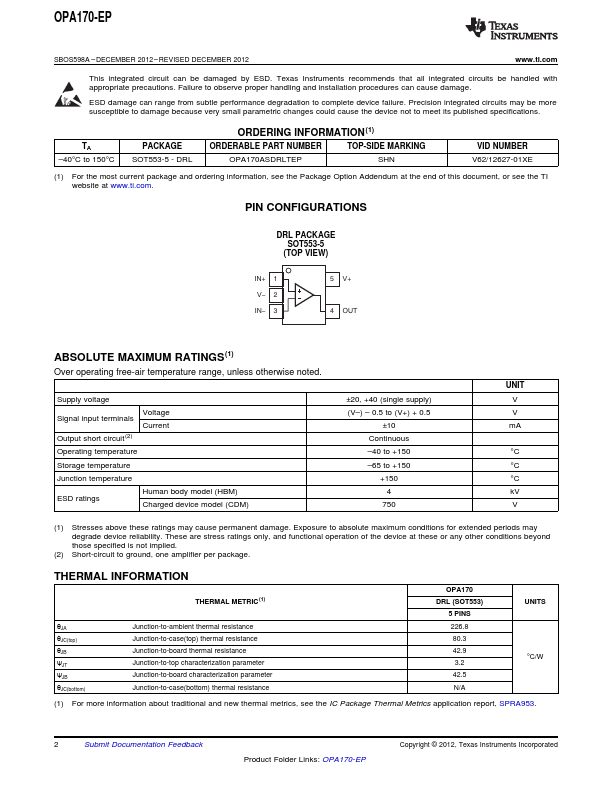 OPA170-EP