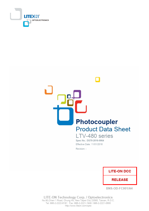 LTV-480W Datasheet Preview