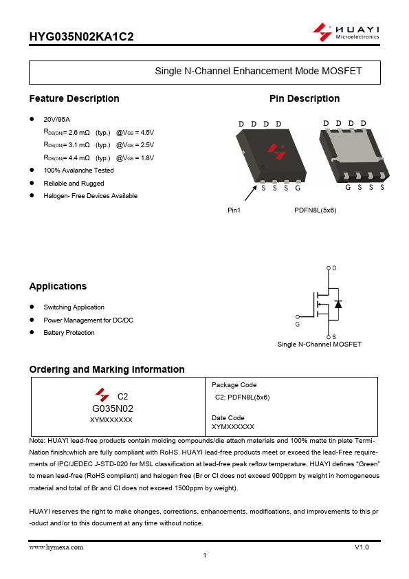 HYG035N02KA1C2 Datasheet Preview