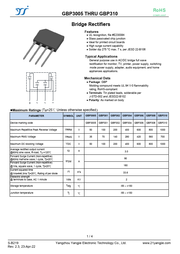 GBP302 Datasheet Preview