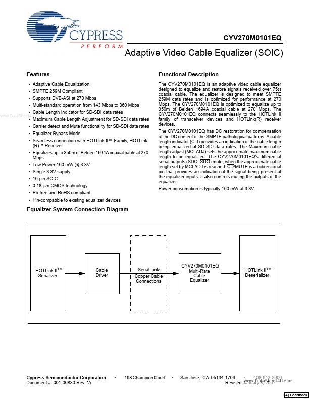 CYV270M0101EQ