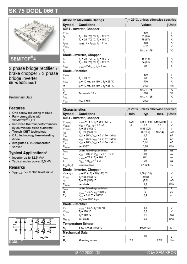 SK75DGDL066T