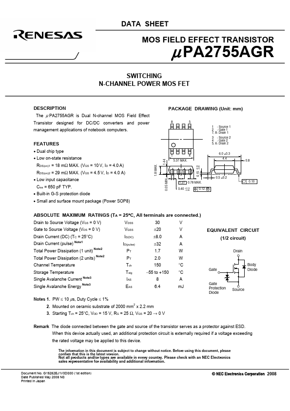 uPA2755AGR