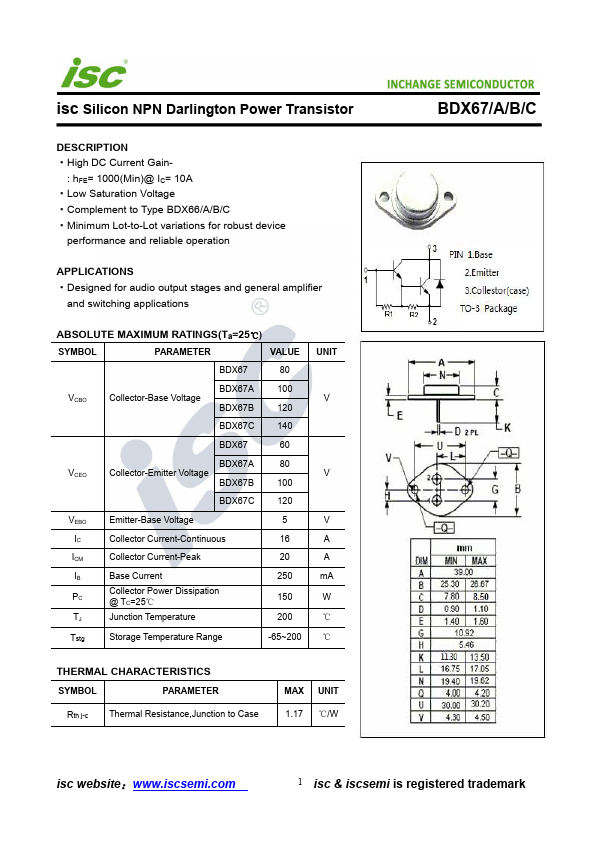 BDX67A