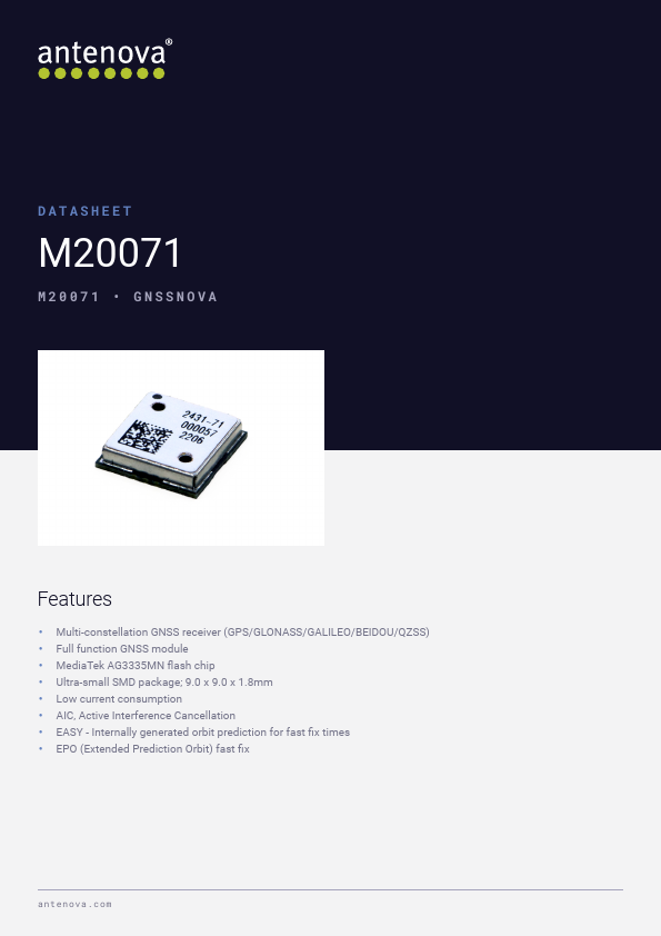 M20071 Datasheet Preview