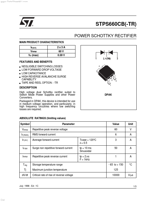 STPS660CB