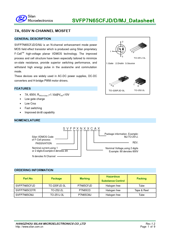 SVFP7N65CDTR