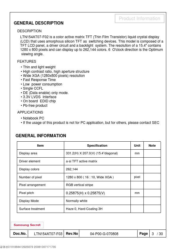 LTN154AT07-F