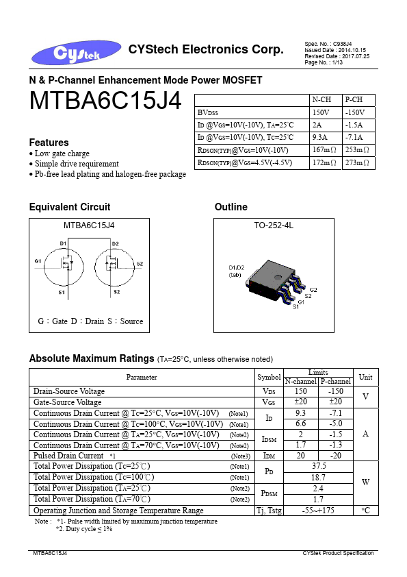 MTBA6C15J4