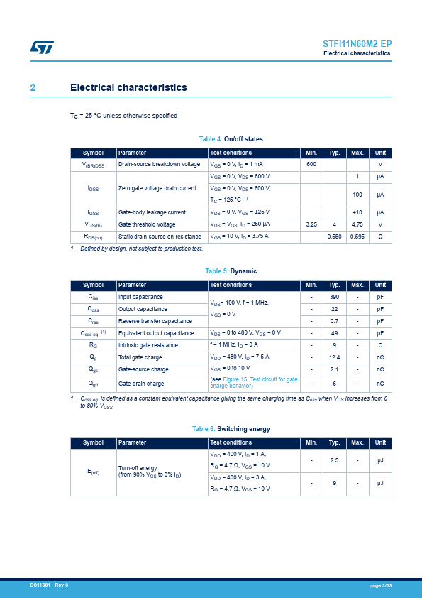 STFI11N60M2-EP