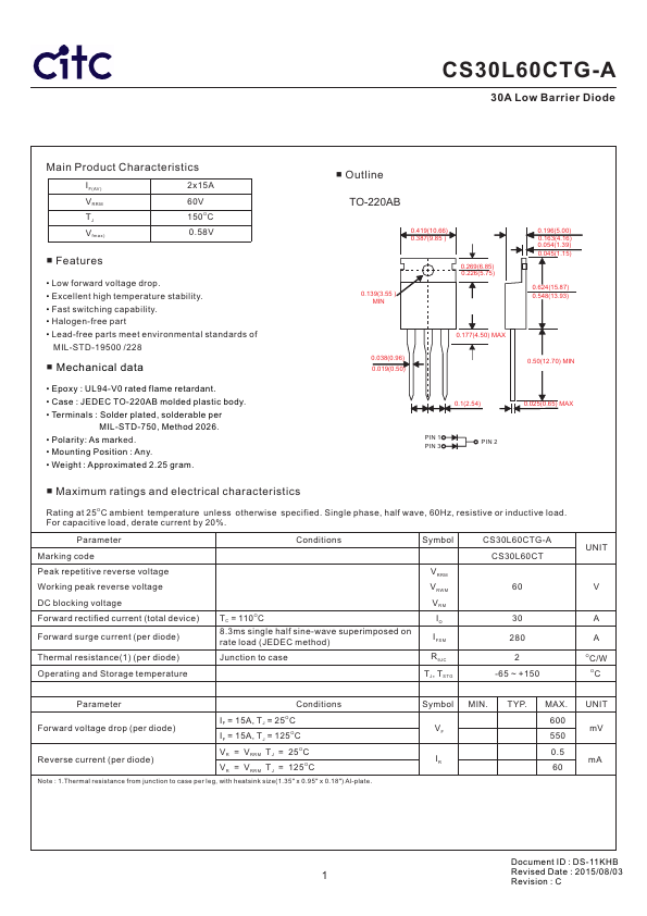 CS30L60CTG-A