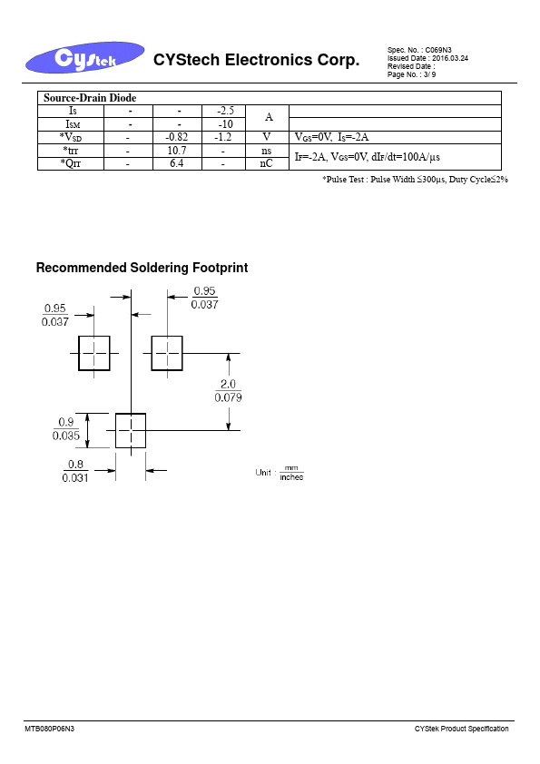 MTB080P06N3