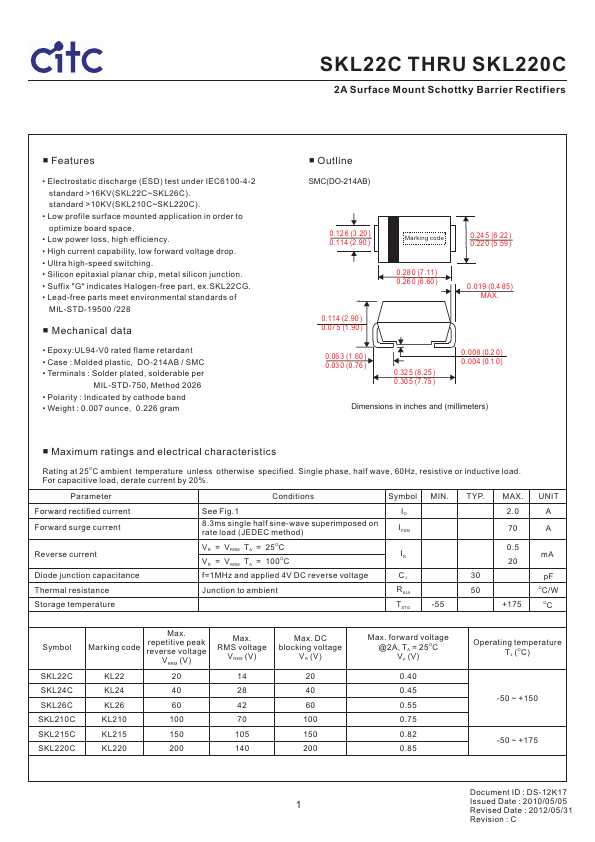 SKL210C