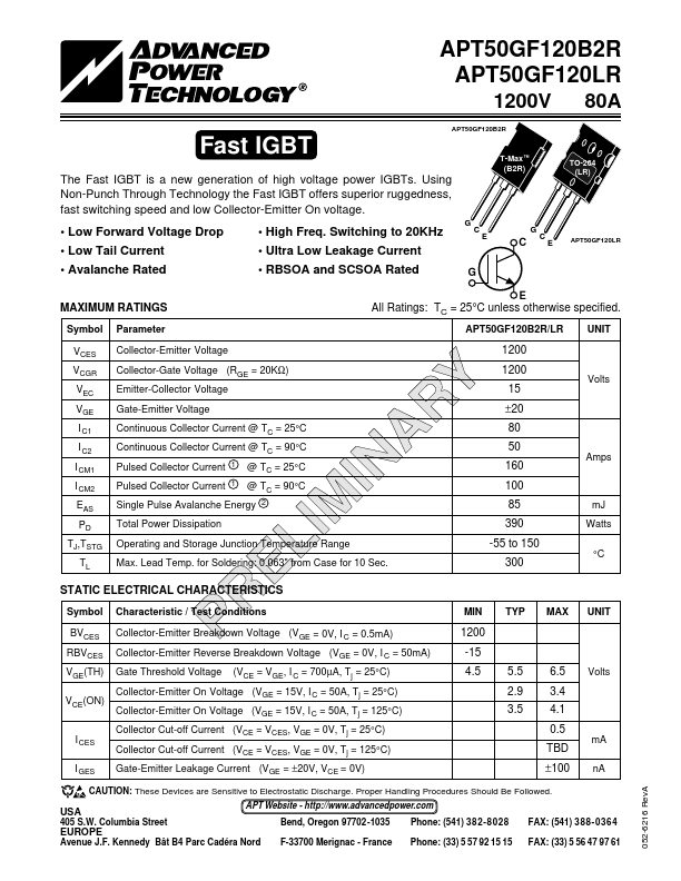 APT50GF120LR