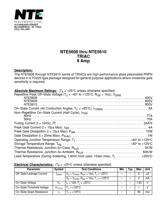 NTE5610