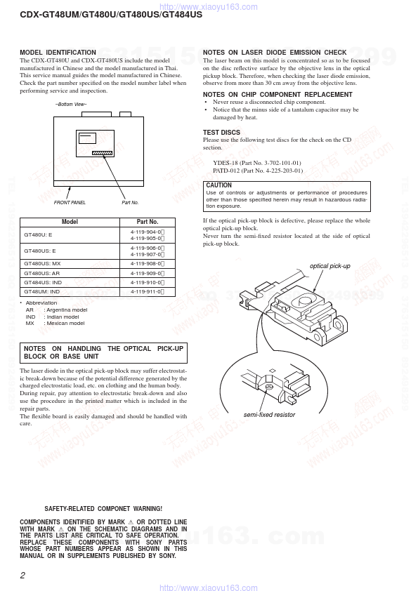 CDX-GT480US