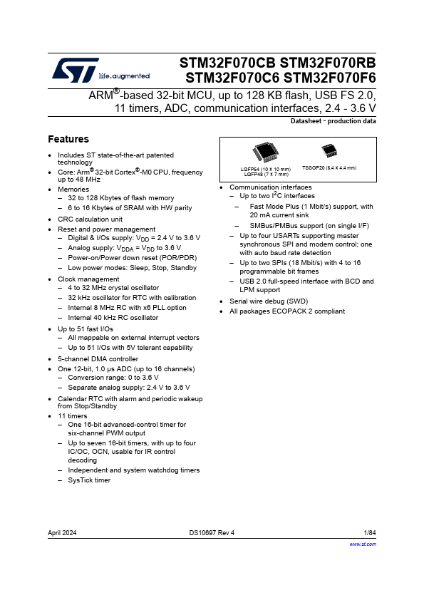 STM32F070F6