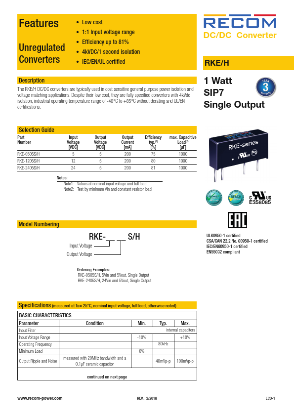 RKE-2405S-H