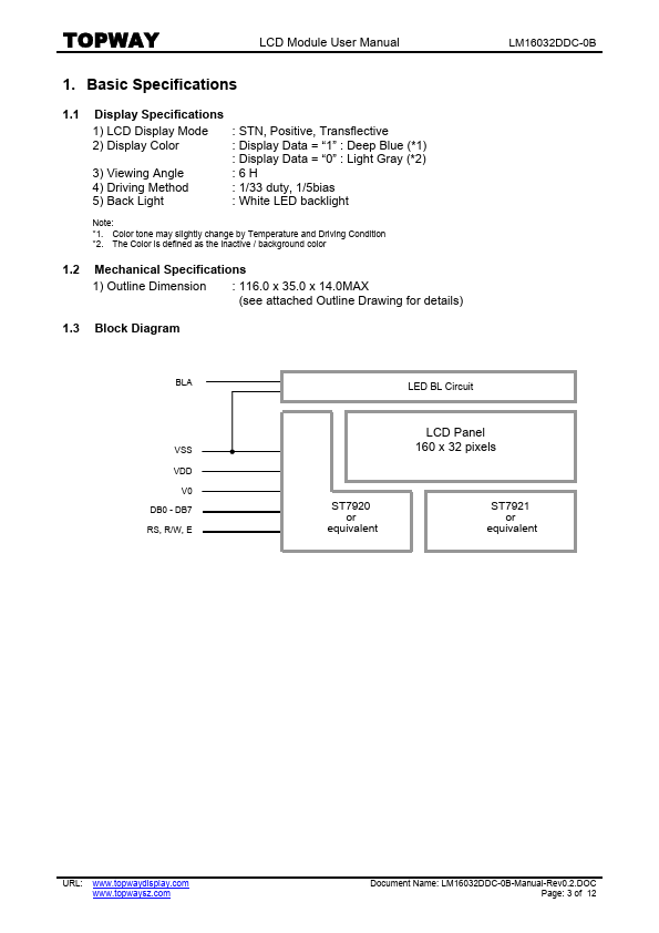 LM16032DDC-0B